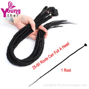 30inch Single Strand Handmade Ombre Dreadlocks Synthetic Hair Extensions Dread lock Crochet Braids
